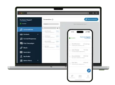 Business SMS Marketing Platform Dashboard